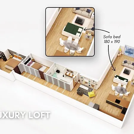 Le Luxury Loft - Parlement Europeen L Parking L Netflix - Spacieux & Unique * Strasbourg