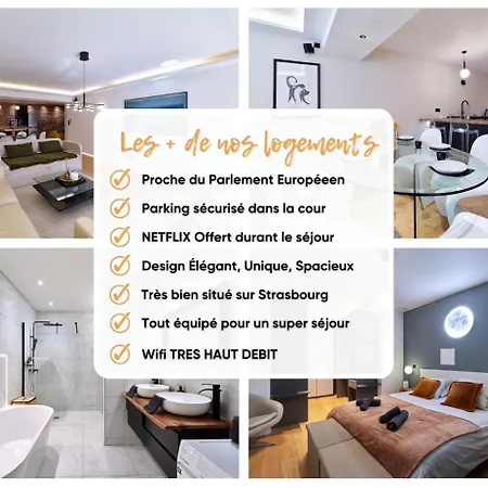 Apartment Le Luxury Loft - Parlement Europeen L Parking L Netflix - Spacieux & Unique *