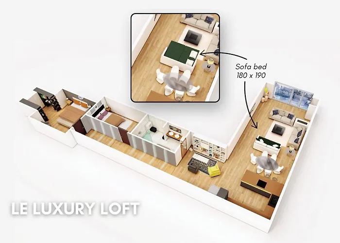 Le Luxury Loft - Center L December Mar-ket L European Parliament L Parking L Netflix - Spacious & Unique - Le Luxury Loft - Centre L Marche De Noel L Parlement Europeen L Parking L Netflix - Spacieux & Unique * Straßburg